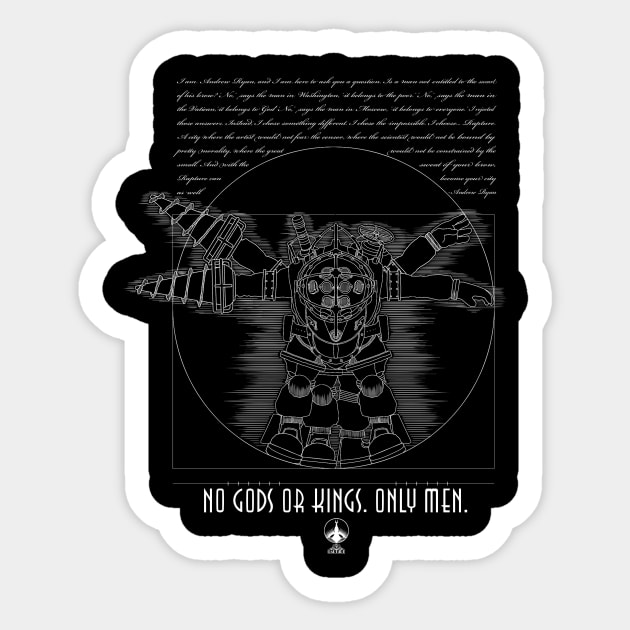 Bioshock Vitruvian Daddy Sticker by Fearcheck